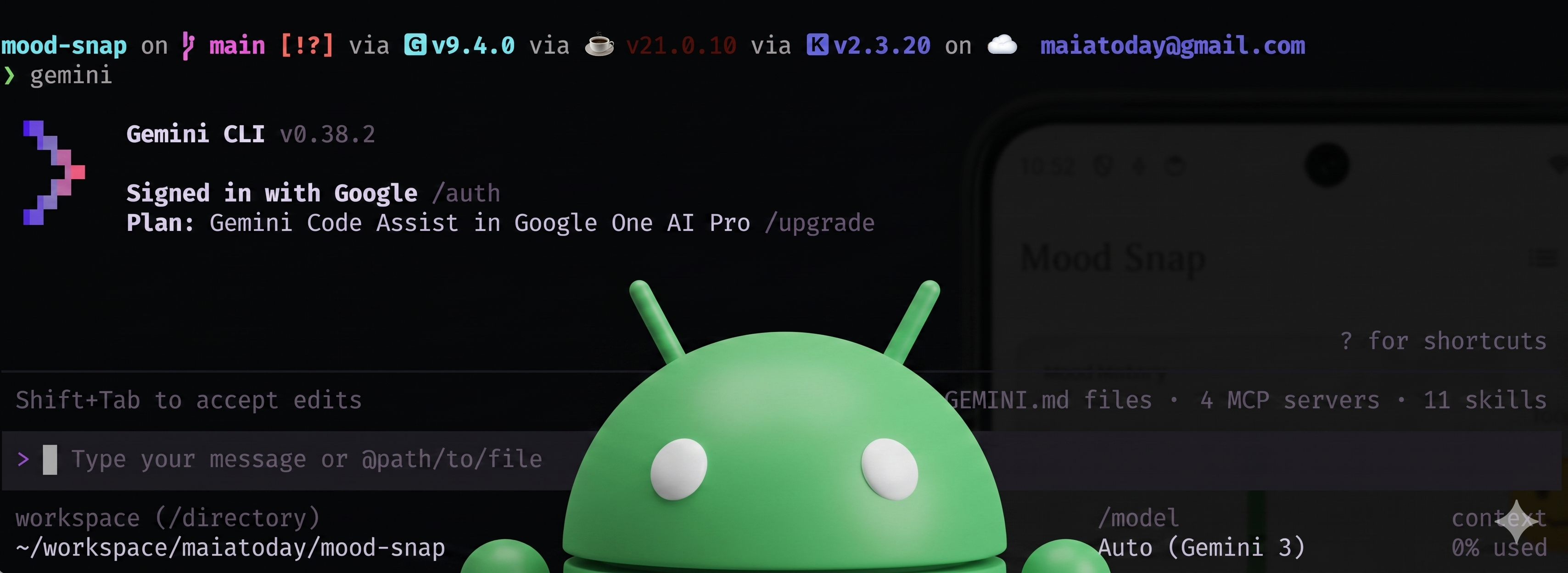 Android CLI meet Gemini CLI
