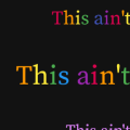 Animating Rainbow Text