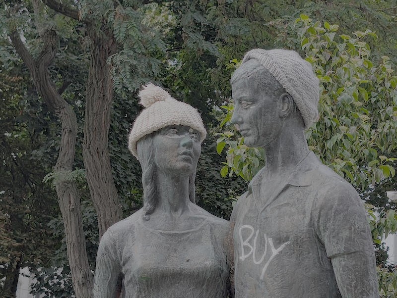 yarn bomb
